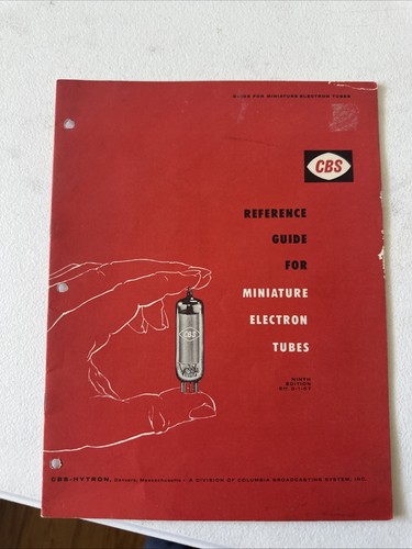 Vtg cbs hytron brochure - vtg, cbs-hytron